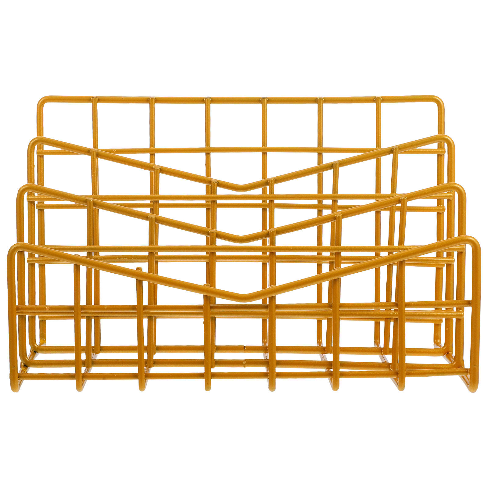 Magazine Holder Rack - 1Pcs Electroplated Metal Storage Rack Exquisite