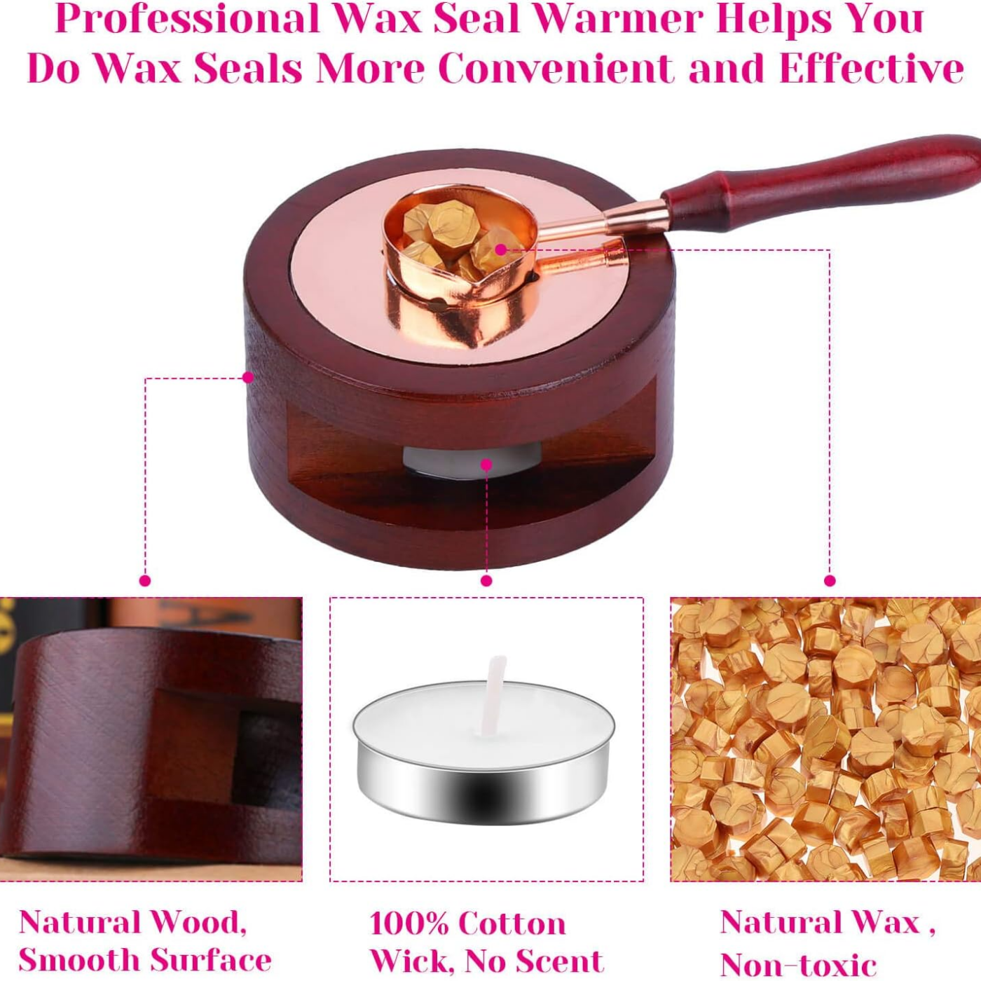 Wax Seal Set Includes 200 Gold - Wax Seal Stamp Set บทวิจารณ์และราคา