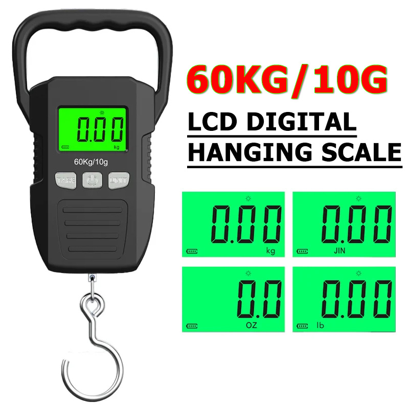 60kg/10g LCD Digital Hanging S - Tape Dispenser Weighted บทวิจารณ์และราคา