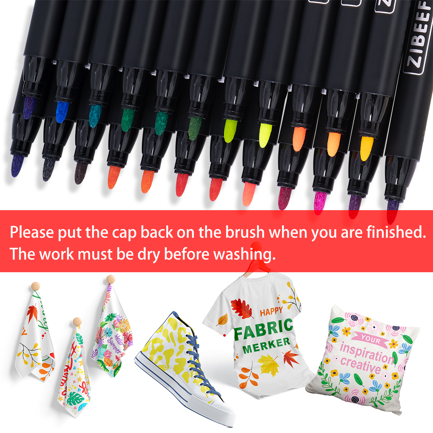 12/24 Color Fabric Markers-Fin - Correction Pen Fine บทวิจารณ์และราคา
