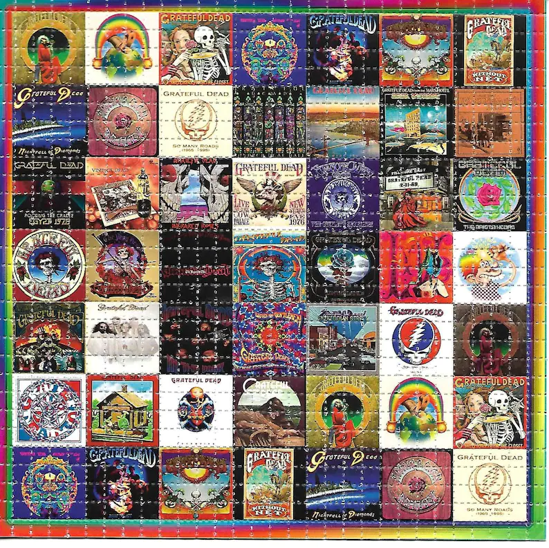 60s Album Psychedelic LSD/Acid - Ink Blotter Paper บทวิจารณ์และราคา