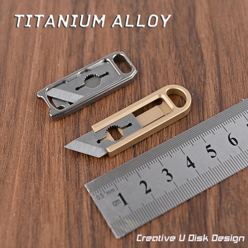 Titanium Alloy Mini Knife Shar - Letter Opener Brass บทวิจารณ์และราคา