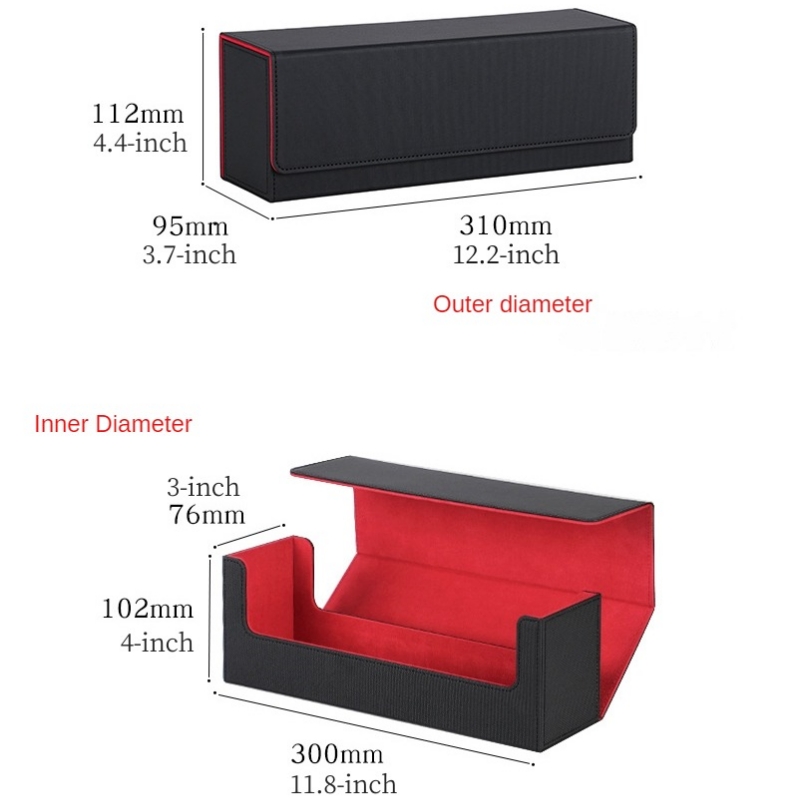 Card Deck Case for 400+ Tradin - Card Index Box บทวิจารณ์และราคา