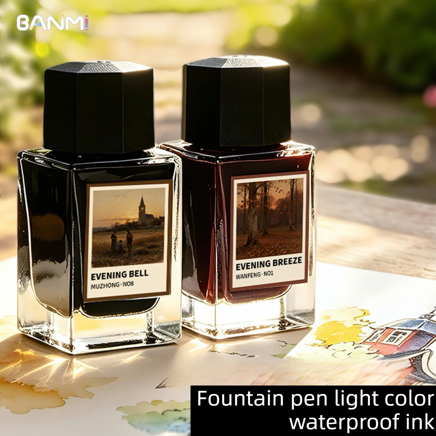 BANMI 10 Color Fountain Pens I - Fountain Pen Bottled Ink บทวิจารณ์และราคา