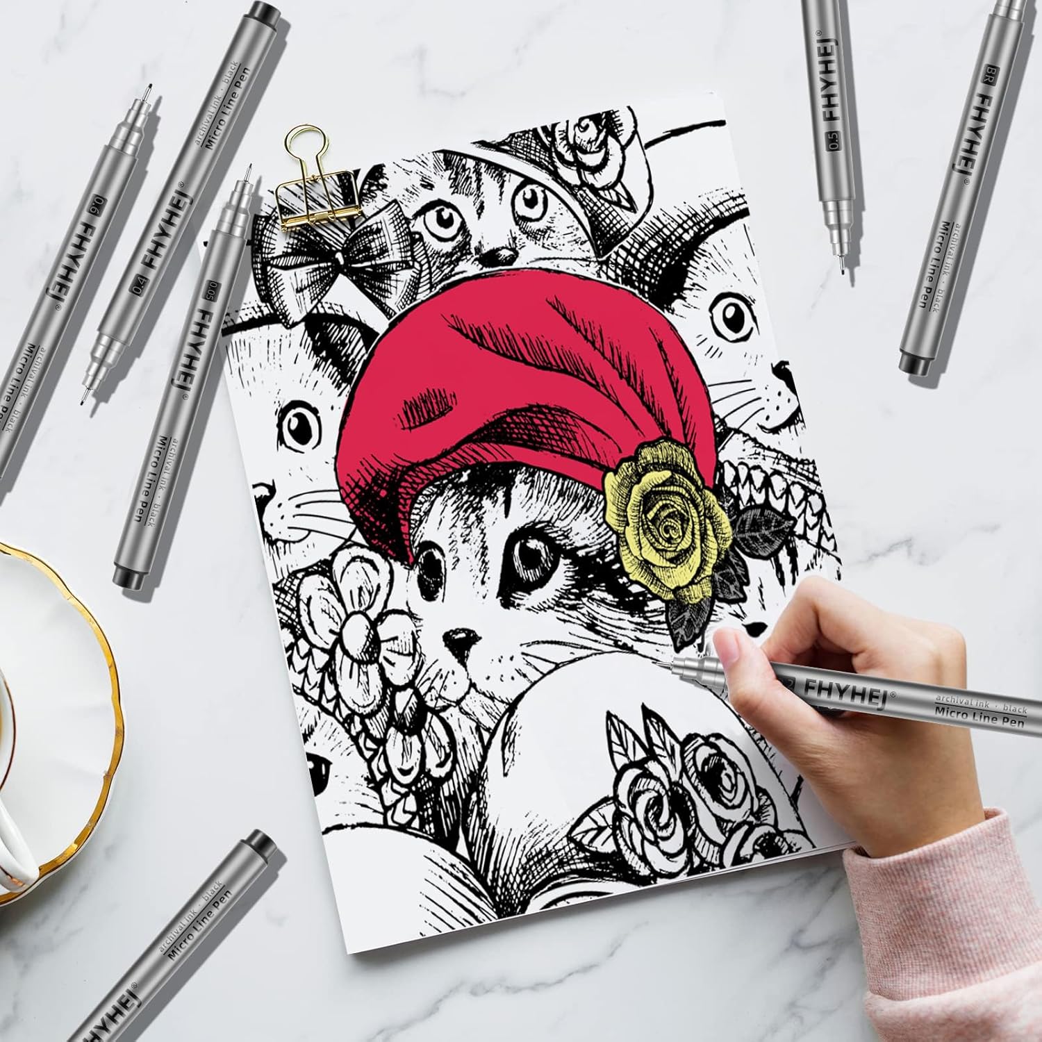 Micro Fineliner Drawing Art Pe - Archive Box Set บทวิจารณ์และราคา