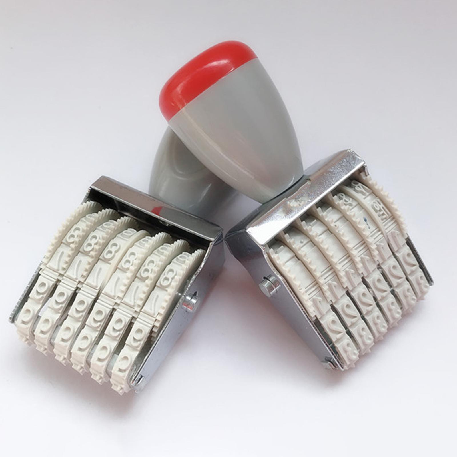 Rubber 6 digits Roller Stamp N - Rubber Date Stamp บทวิจารณ์และราคา