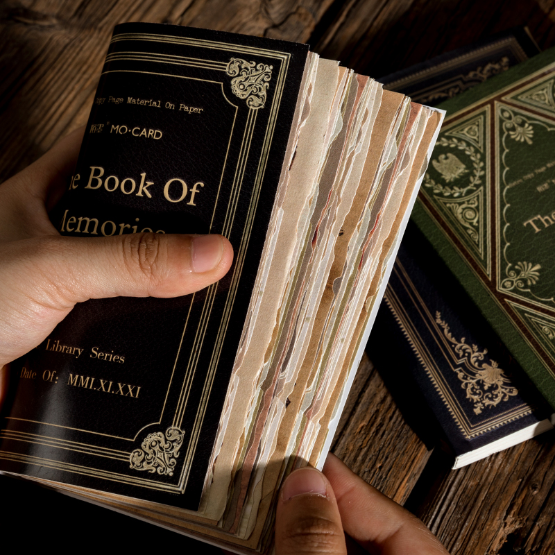 60 pcs Retro traces book page  - Ink Blotter Paper บทวิจารณ์และราคา