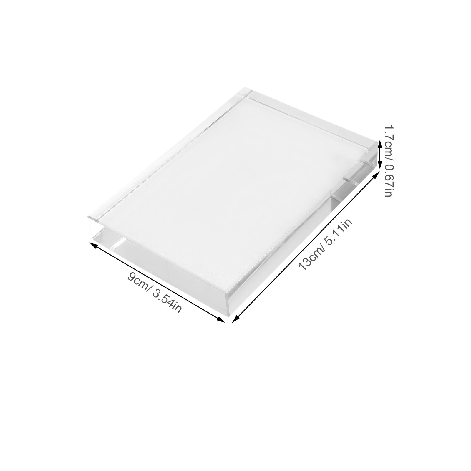 Crystal Square Glass Block Pap - Paper Weight Crystal บทวิจารณ์และราคา