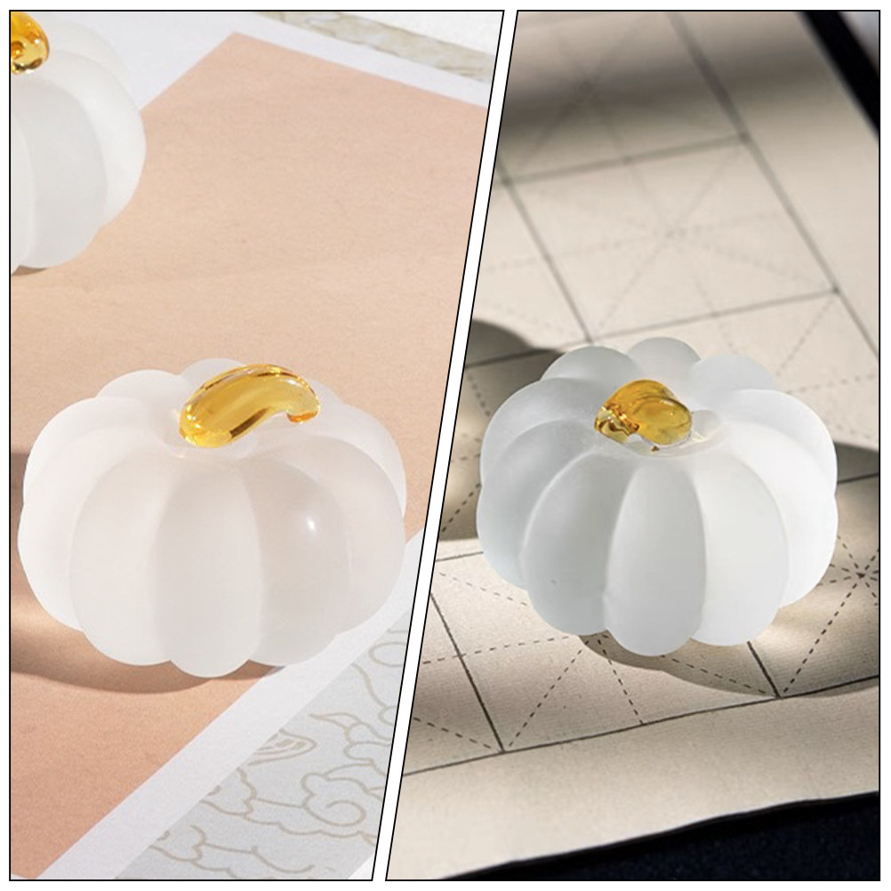 Pumpkin Shape Crystal Glass Pa - Paper Weight Crystal บทวิจารณ์และราคา