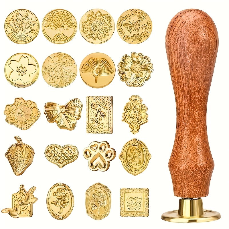 21pc wax stamp set with variou - Wax Seal Stamp Set บทวิจารณ์และราคา
