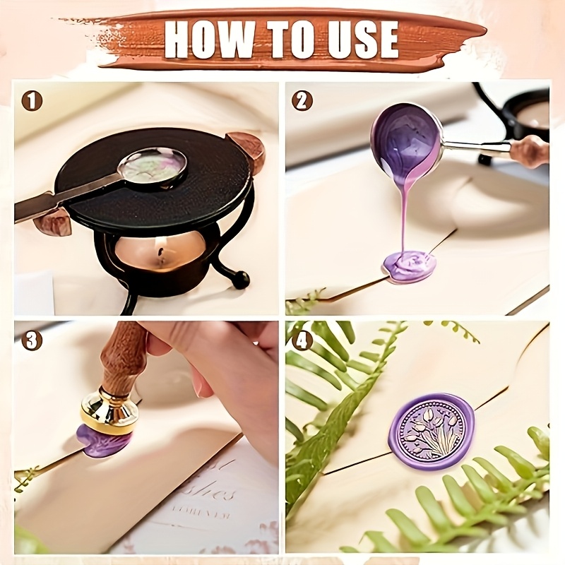 21pc wax stamp set with variou - Wax Seal Stamp Set บทวิจารณ์และราคา