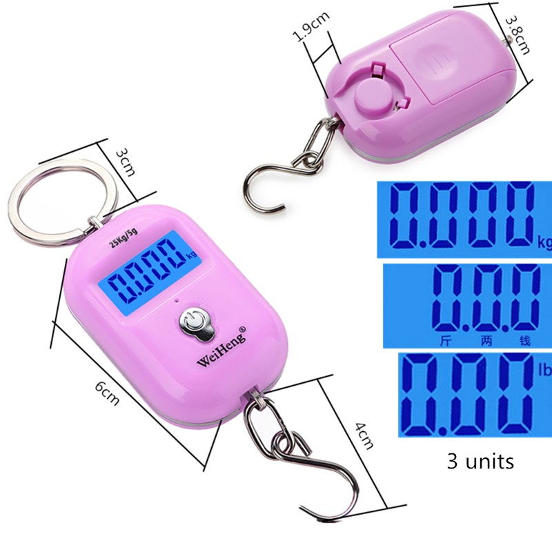 25kg/5g Mini Hook Scale Digita - Tape Dispenser Weighted บทวิจารณ์และราคา