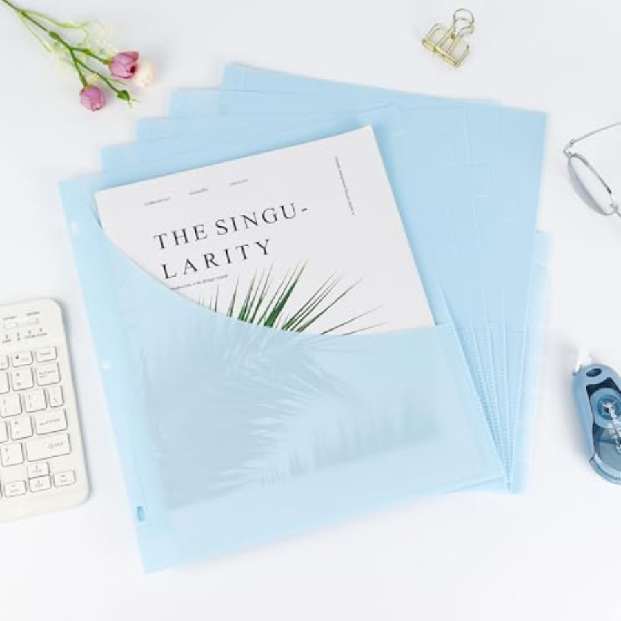 A4 Binder Dividers with Pocket - Tab Divider A4 บทวิจารณ์และราคา