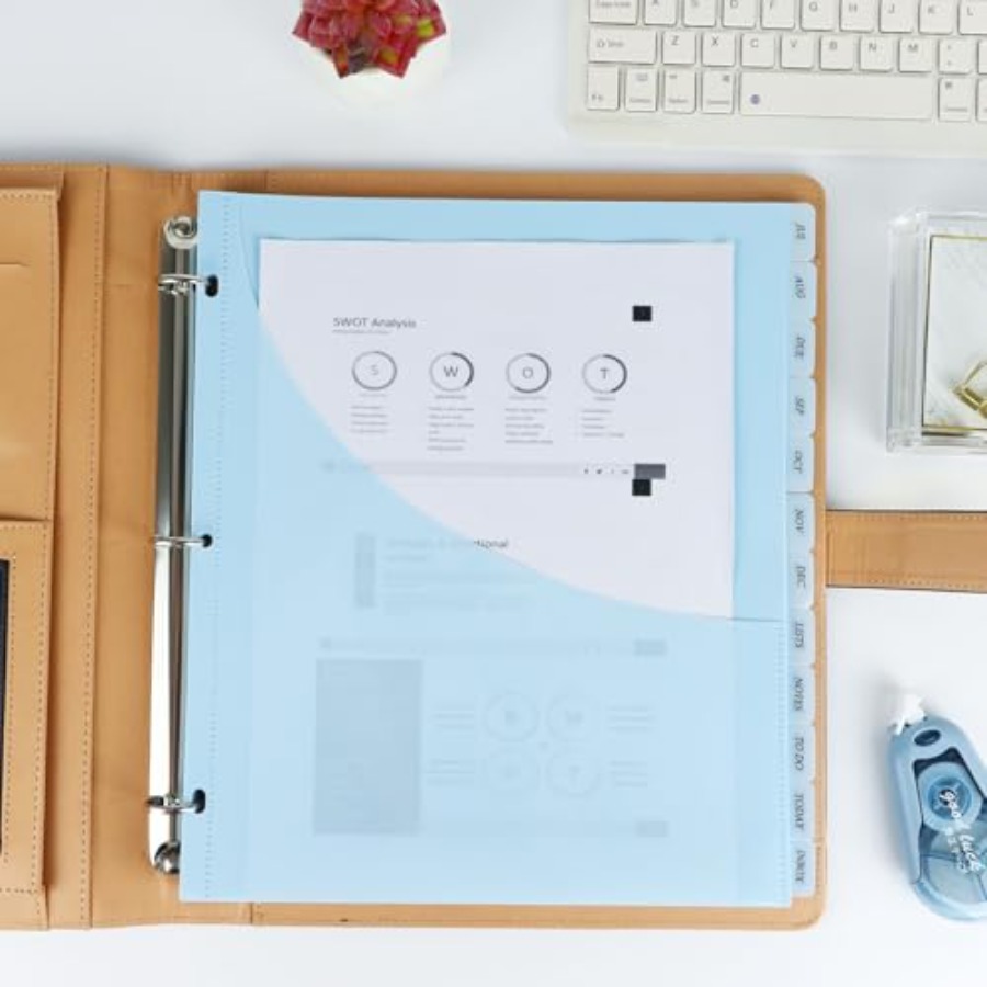 A4 Binder Dividers with Pocket - Tab Divider A4 บทวิจารณ์และราคา