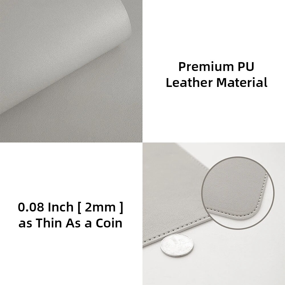 1 Pcs Large Size 60*30mm Offic - Leather Desk Pad บทวิจารณ์และราคา