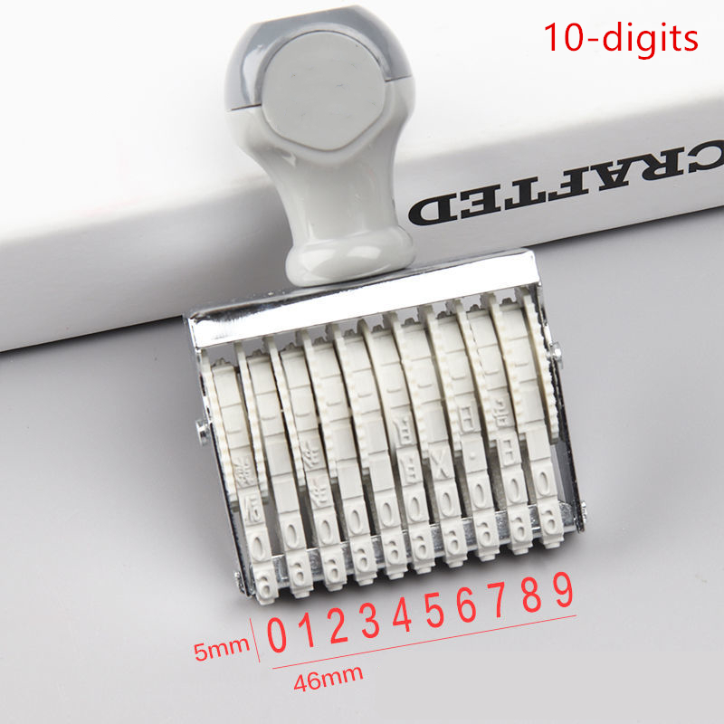 Portable 8/10 Digits Number St - Rubber Date Stamp บทวิจารณ์และราคา