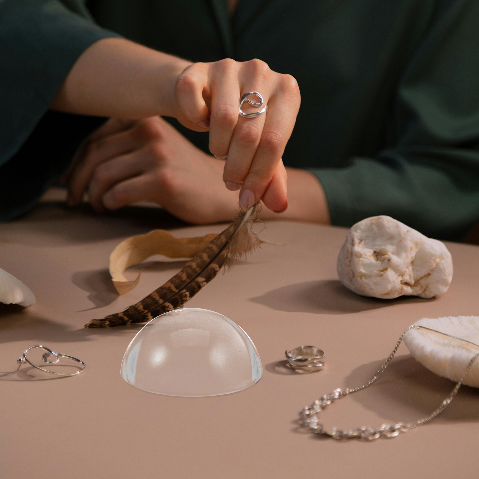 Half Crystal Ball 6Cm Clear Sp - Paper Weight Crystal บทวิจารณ์และราคา