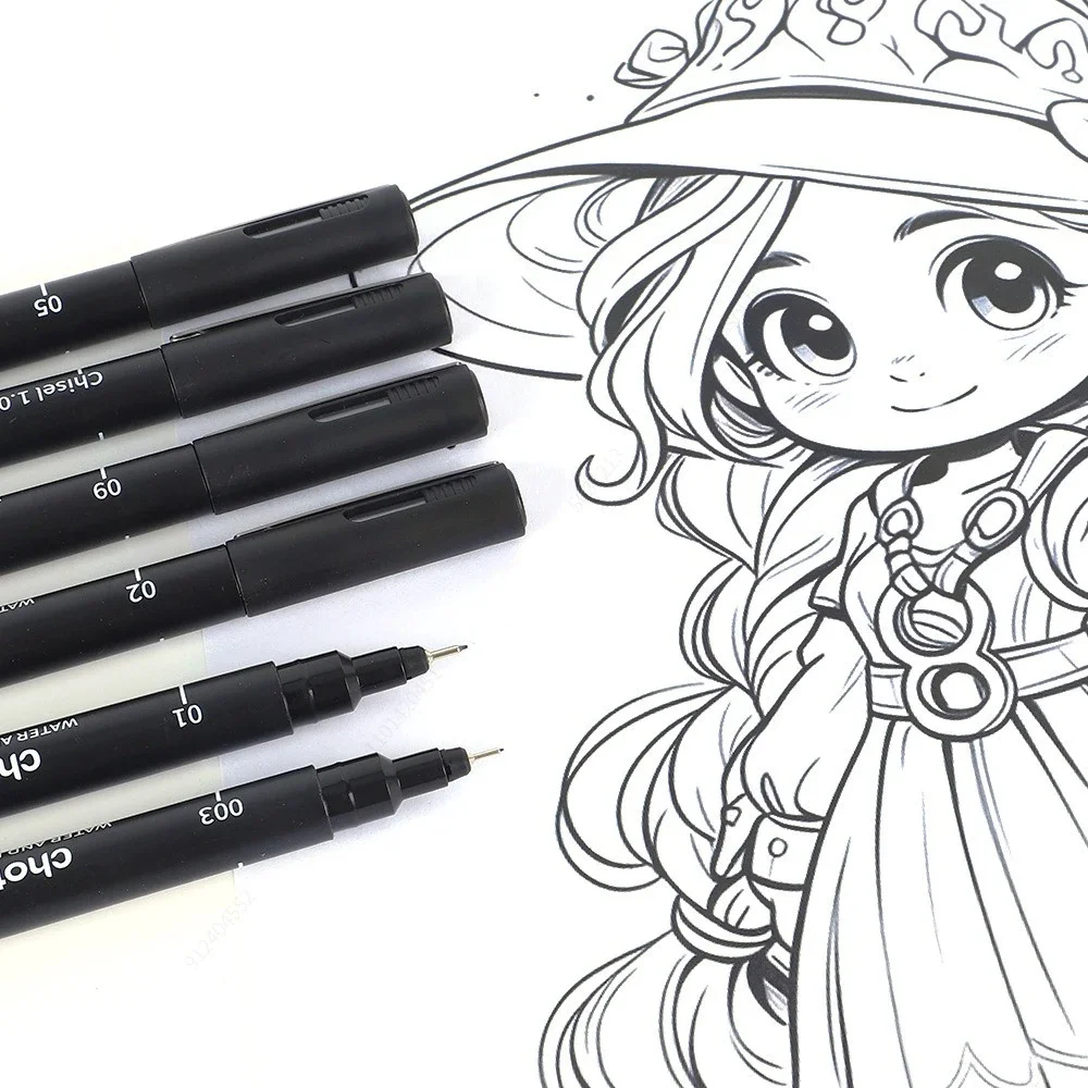Black Micro Pens,15 Sizes,Wate - Archive Box Set บทวิจารณ์และราคา