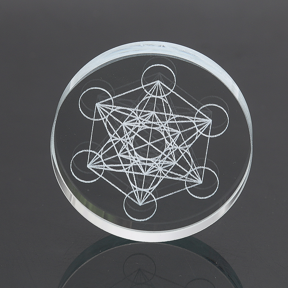 Metatron Cube Crystal Display  - Paper Weight Crystal บทวิจารณ์และราคา