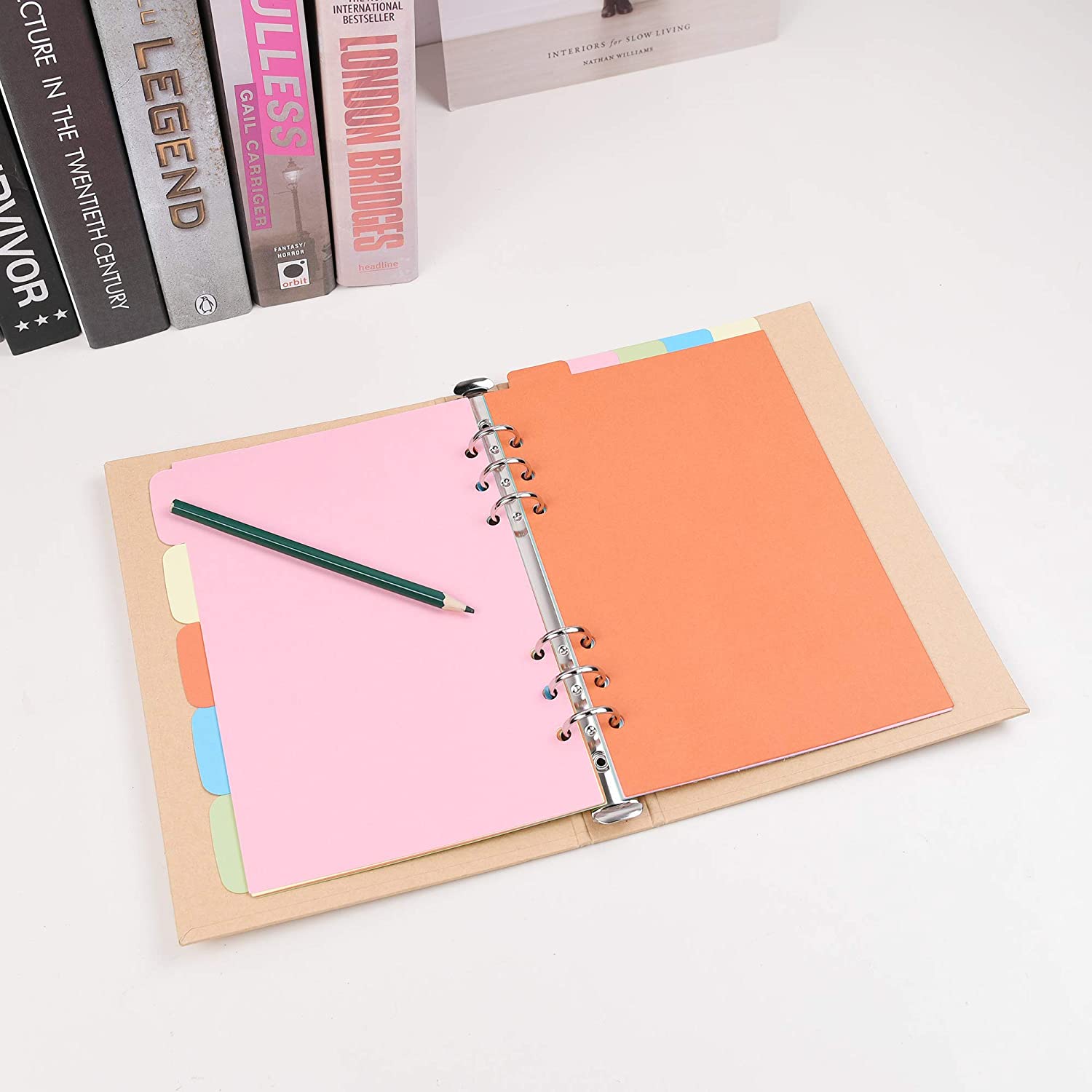 A5/A6/A7/B5/A4 Paper Divider I - Tab Divider A4 บทวิจารณ์และราคา