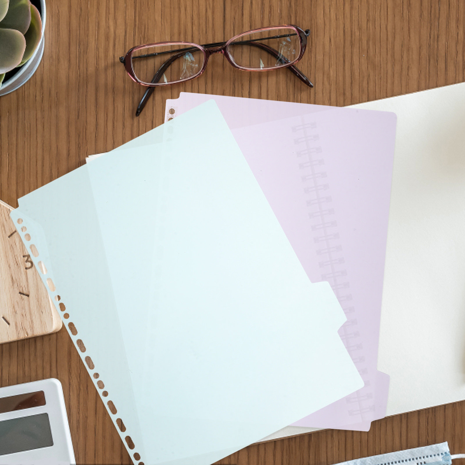 6Pcs Tabbed Binder Dividers A4 - Tab Divider A4 บทวิจารณ์และราคา