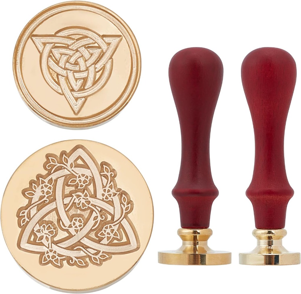 2 Set Celtic Knot Wax Seal Sta - Wax Seal Stamp Set บทวิจารณ์และราคา