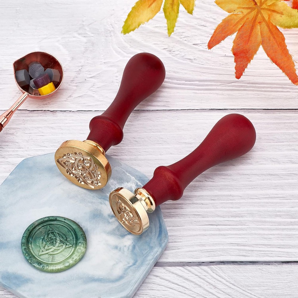 2 Set Celtic Knot Wax Seal Sta - Wax Seal Stamp Set บทวิจารณ์และราคา