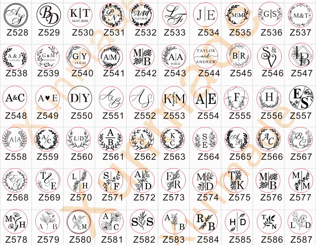 Custom Seal Wax Seal Stamp Cus - Rubber Date Stamp บทวิจารณ์และราคา