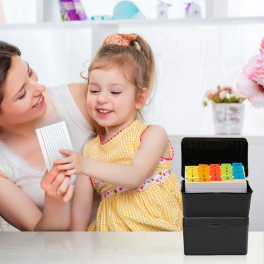 3x5 Index Card Holder with 100 - Index Card Holder บทวิจารณ์และราคา
