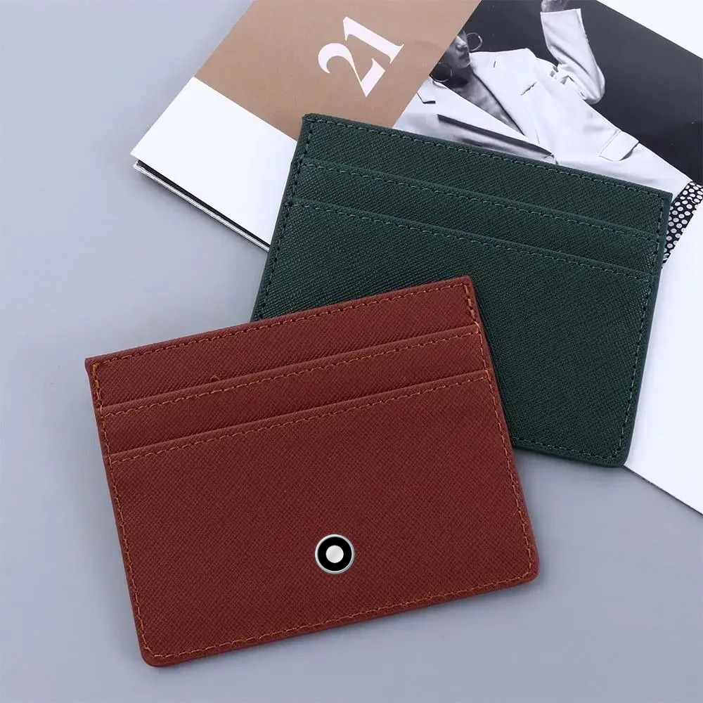 Minimalist Women Men Leather S - Index Card Holder บทวิจารณ์และราคา