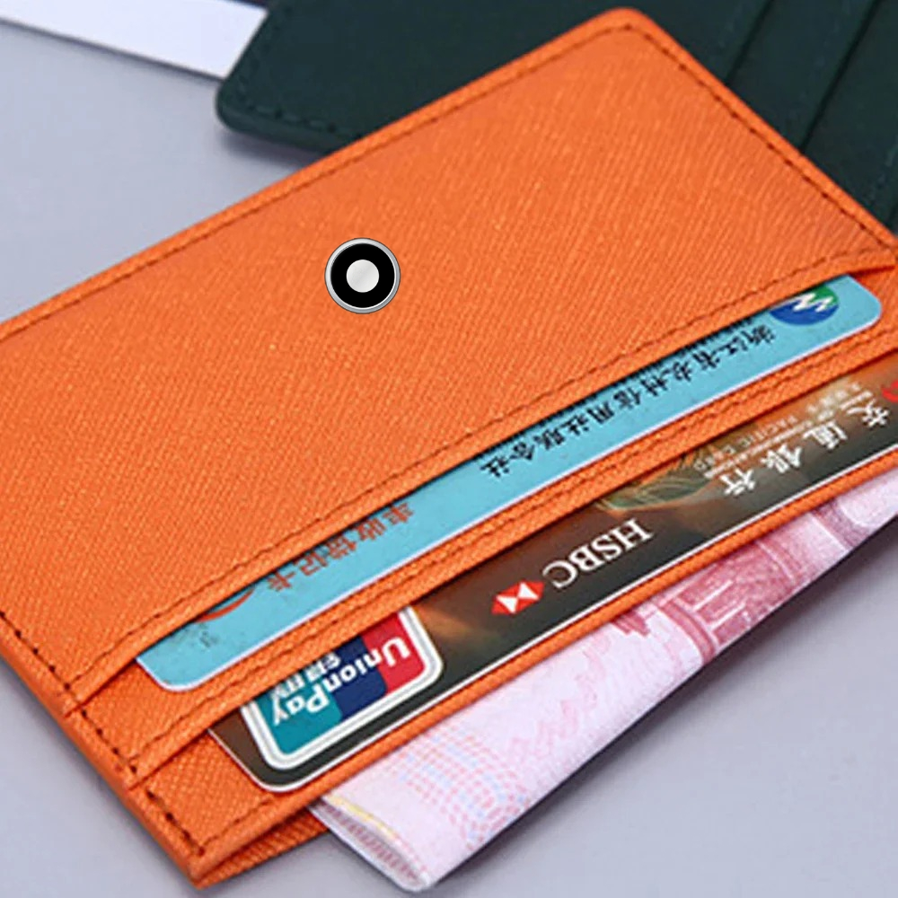 Minimalist Women Men Leather S - Index Card Holder บทวิจารณ์และราคา