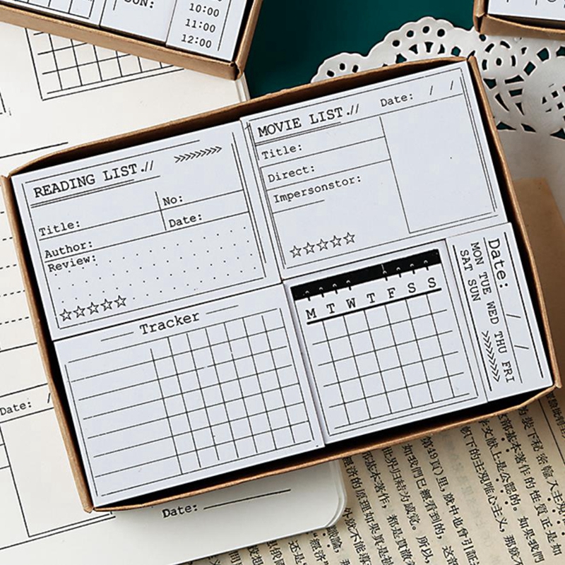 Daily Time Mark Calendar Agend - Rubber Date Stamp บทวิจารณ์และราคา
