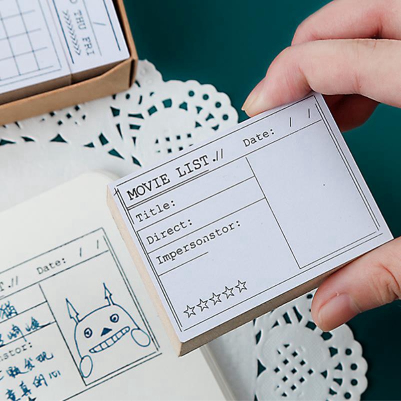 Daily Time Mark Calendar Agend - Rubber Date Stamp บทวิจารณ์และราคา