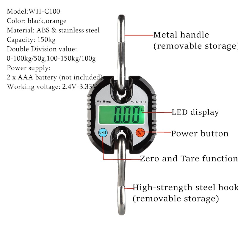 Digital Crane Scale 150kg 200g - Tape Dispenser Weighted บทวิจารณ์และราคา