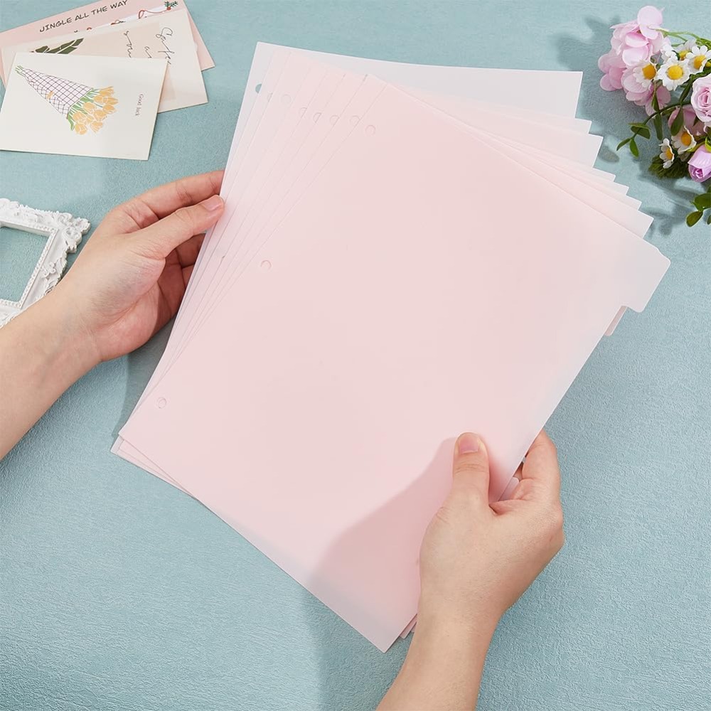 16 Sheets 3 Ring A4 Pink Binde - Tab Divider A4 บทวิจารณ์และราคา