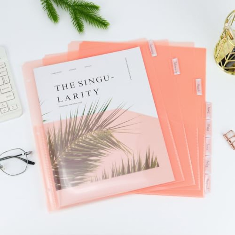 Binder Dividers with Pockets 8 - Tab Divider A4 บทวิจารณ์และราคา