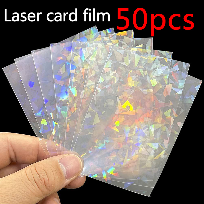 50pcs Soft Trading Laser Card  - Card Index Box บทวิจารณ์และราคา