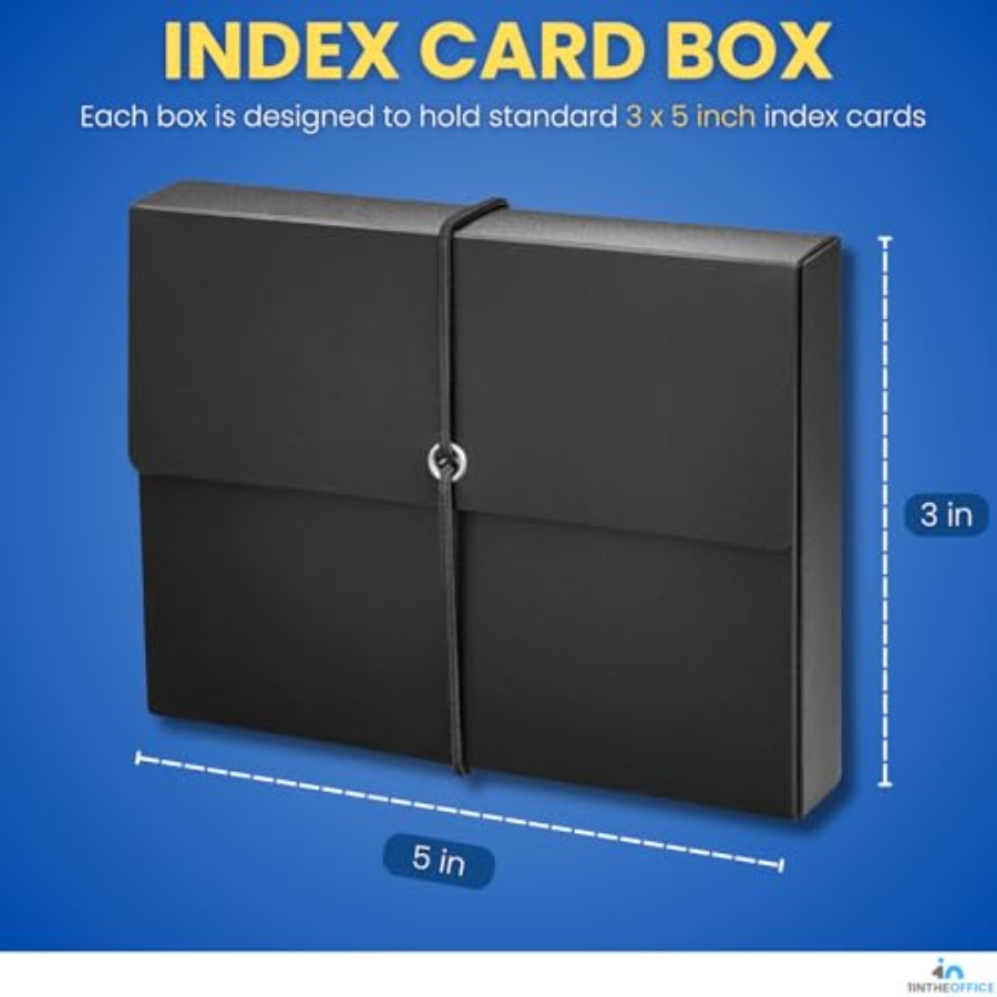 Index Card Box 3x5, Index Card - Card Index Box บทวิจารณ์และราคา