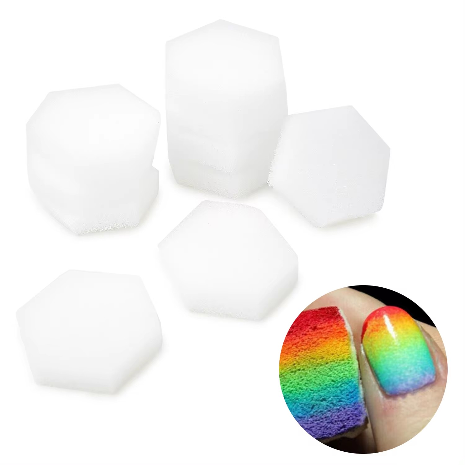 80Pcs Hexagon Soft Sponges, Li - Gel Refill Pack บทวิจารณ์และราคา