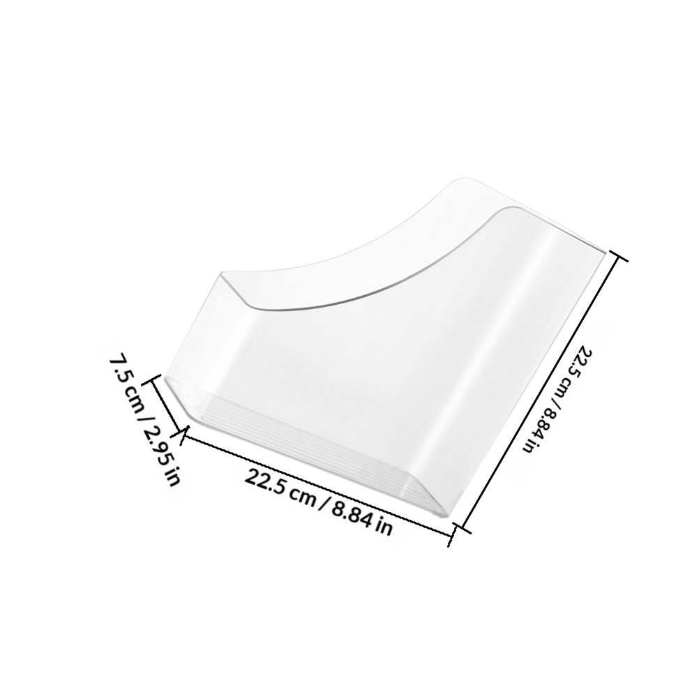2Pcs Clear File Organizer Desk - Magazine Holder Rack บทวิจารณ์และราคา