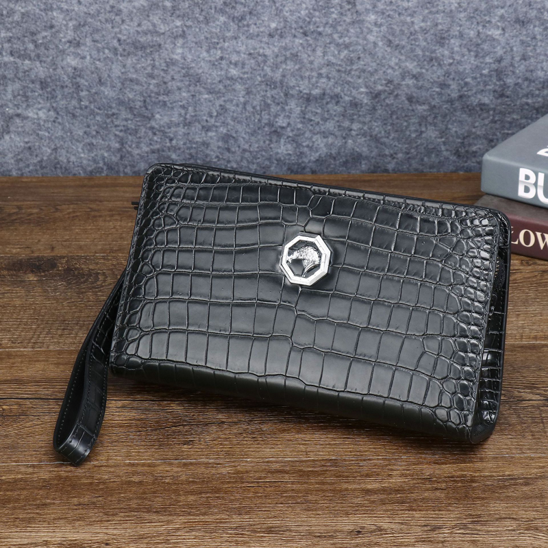 Men's Genuine Leather Clutch B - Index Card Holder บทวิจารณ์และราคา