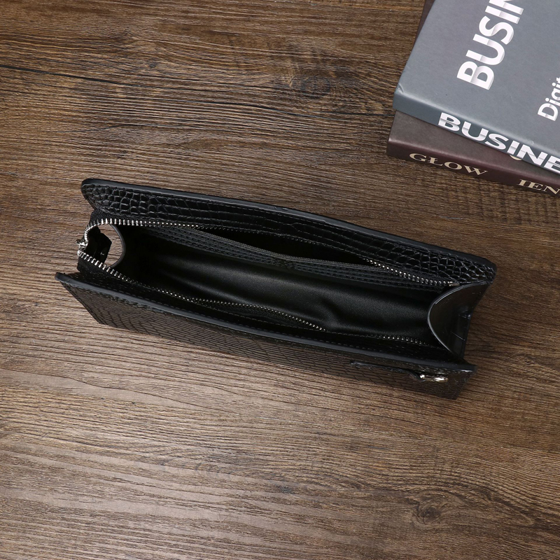 Men's Genuine Leather Clutch B - Index Card Holder บทวิจารณ์และราคา