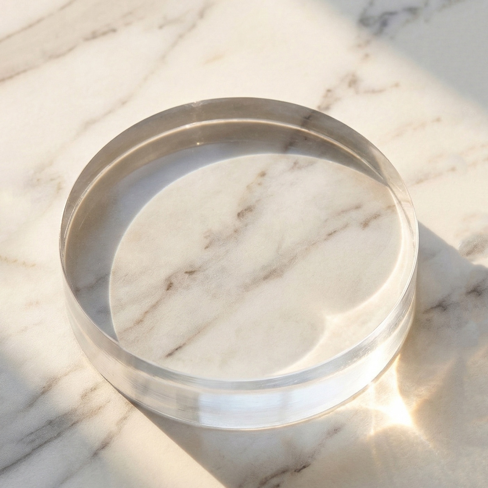 3.15 Inch Round Clear Crystal  - Book Weight Glass บทวิจารณ์และราคา