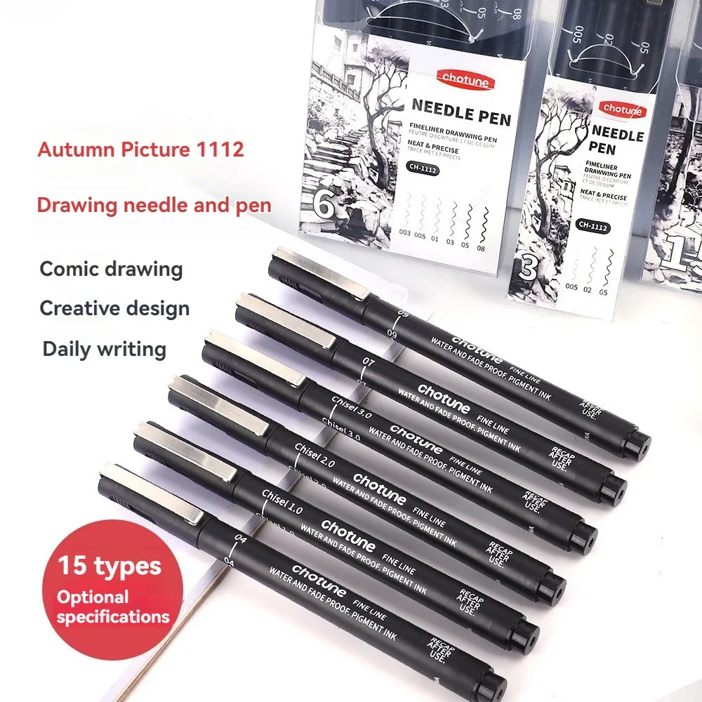 Black Micro Pens,15 Sizes,Wate - Correction Pen Fine บทวิจารณ์และราคา