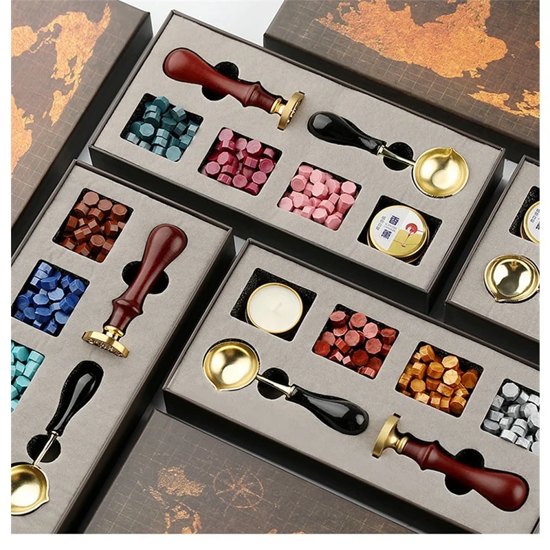DIY Stamps Wax Seal Box Kit De - Wax Seal Stamp Set บทวิจารณ์และราคา