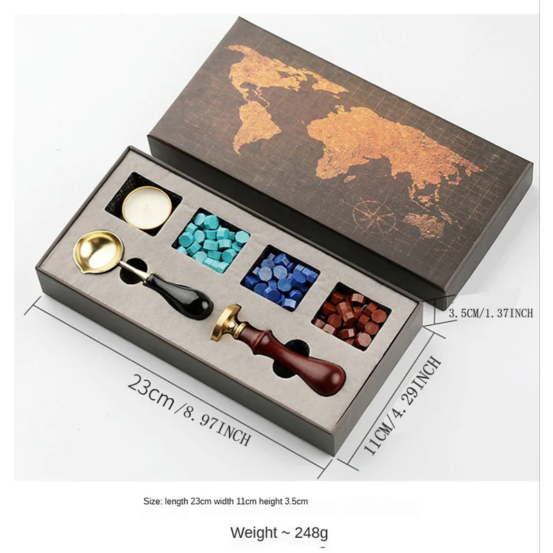 DIY Stamps Wax Seal Box Kit De - Wax Seal Stamp Set บทวิจารณ์และราคา