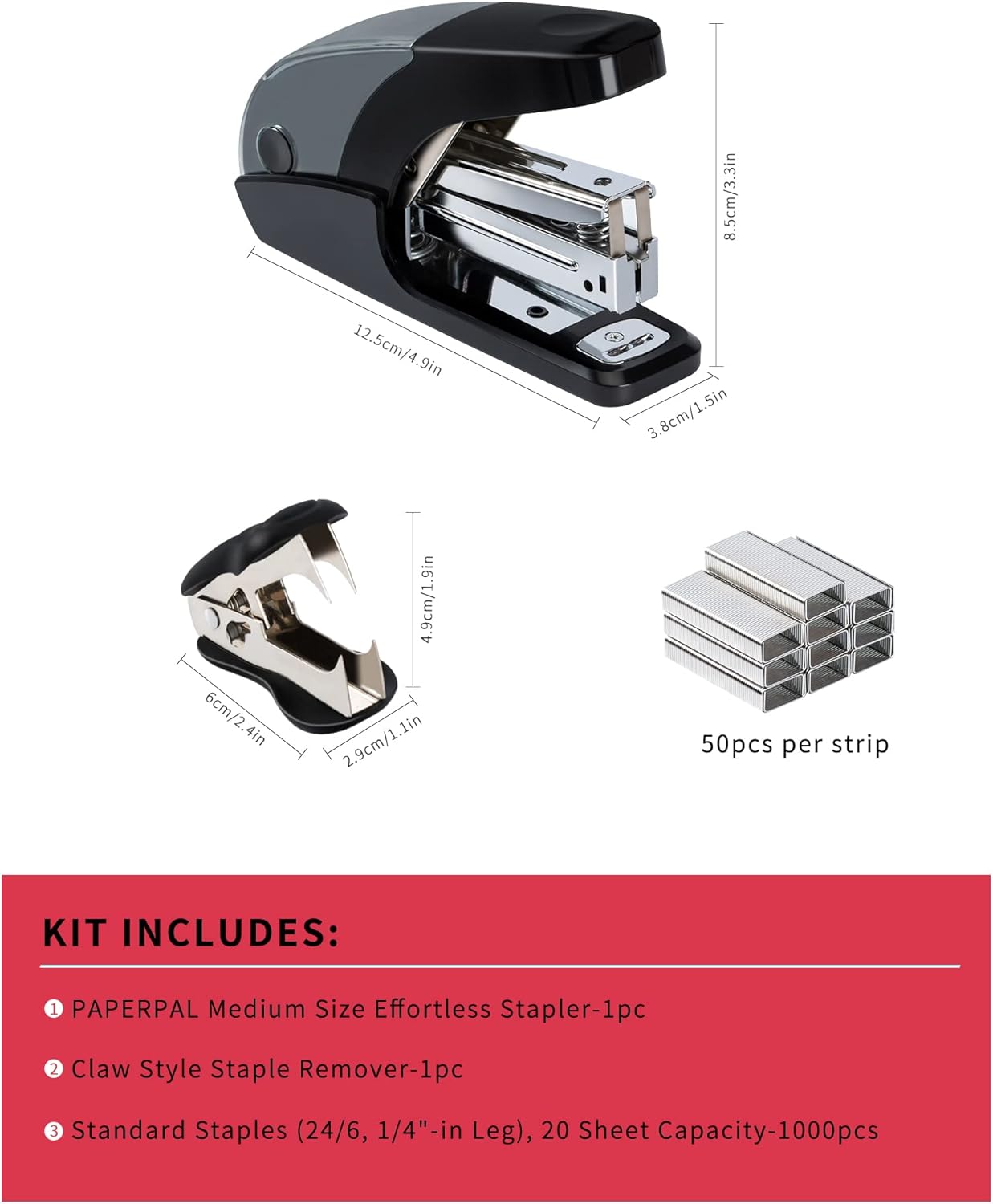 Effortless Standard Stapler Se - Stapler Half Strip บทวิจารณ์และราคา
