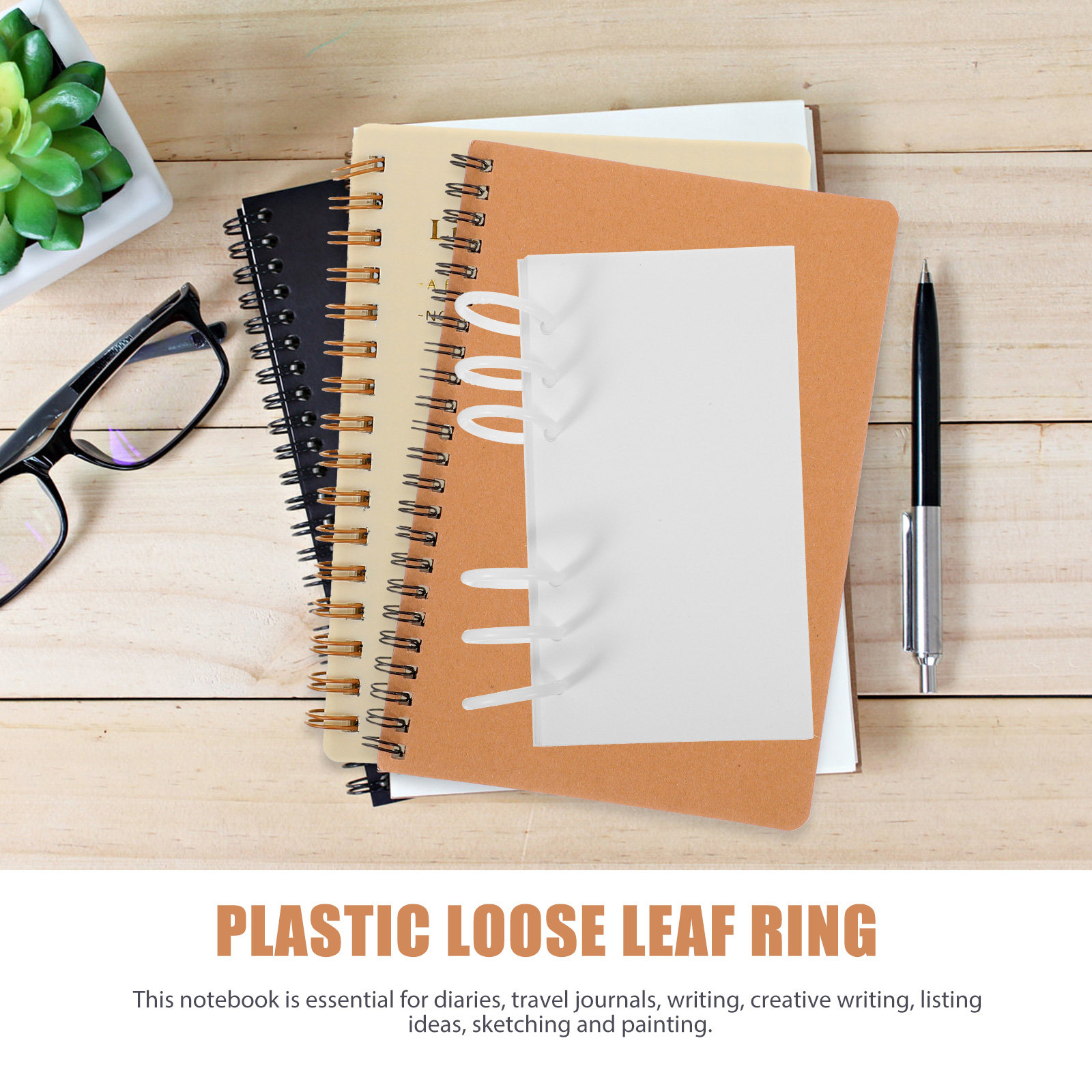 4 Boxes Binder Rings Plastic B - Card Index Box บทวิจารณ์และราคา