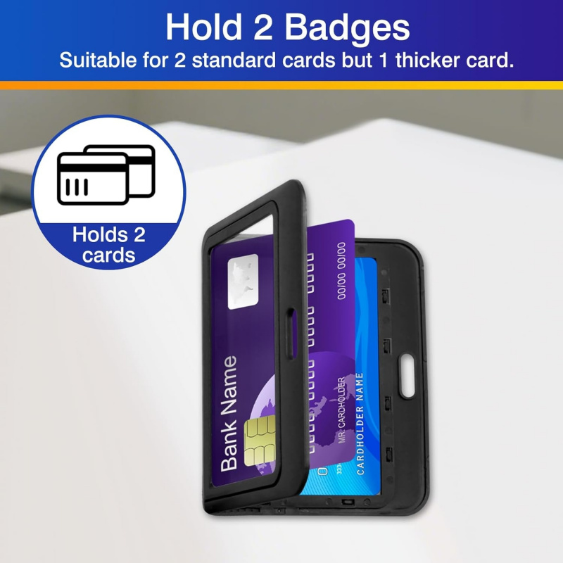 3-Pack Horizontal Hard Plastic - Index Card Holder บทวิจารณ์และราคา
