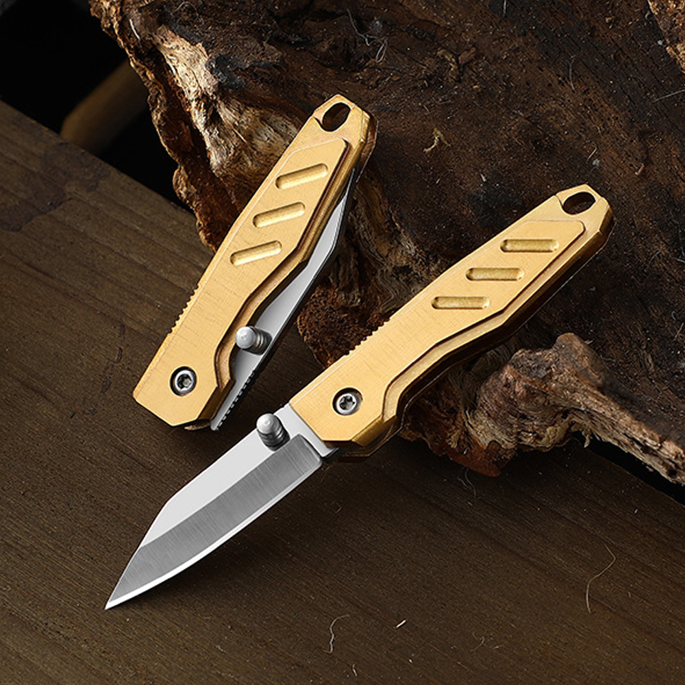 Brass Mini Folding Utility Kni - Letter Opener Brass บทวิจารณ์และราคา
